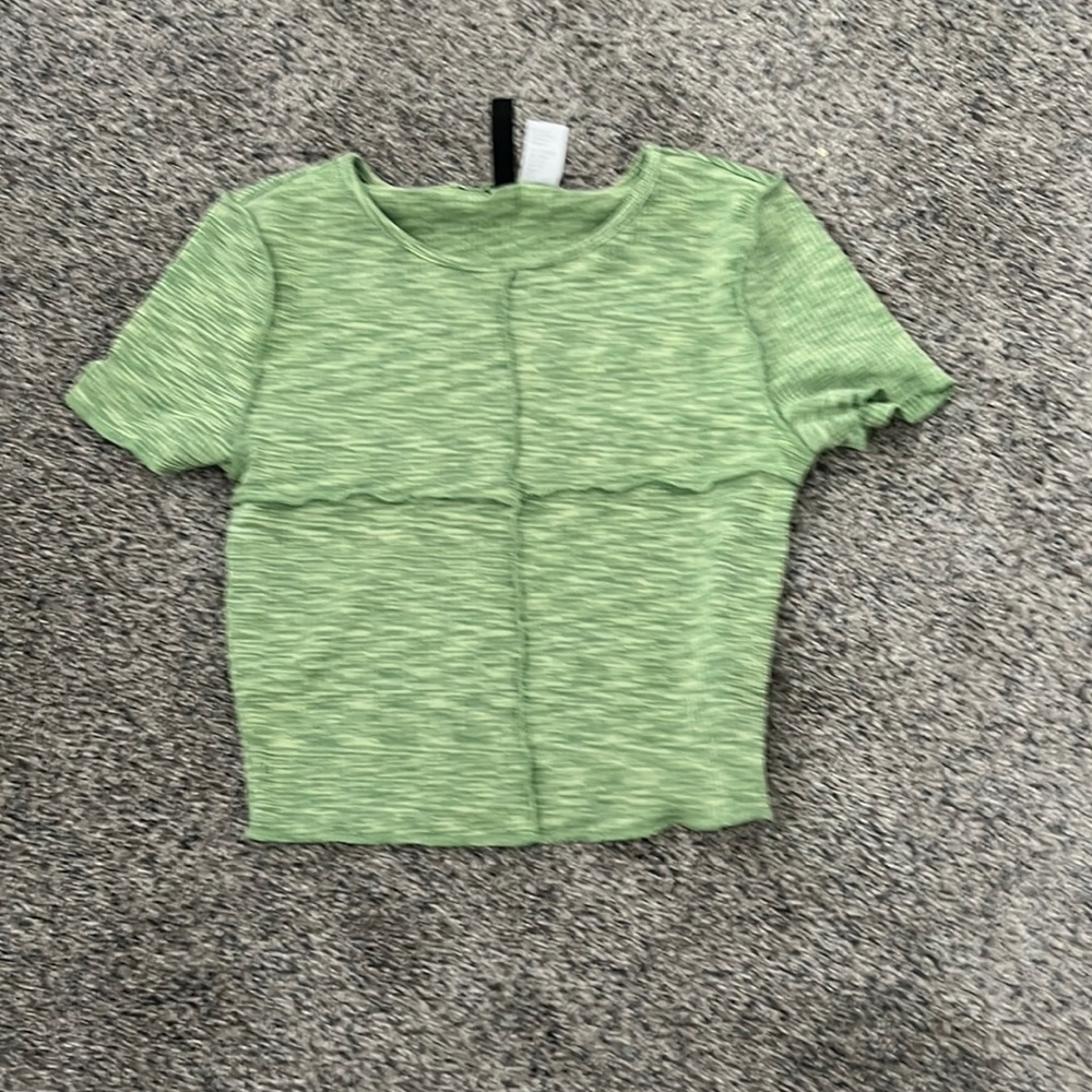 Green shirt